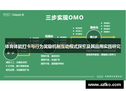 体育体能打卡与行为奖励机制互动模式探索及其应用实践研究